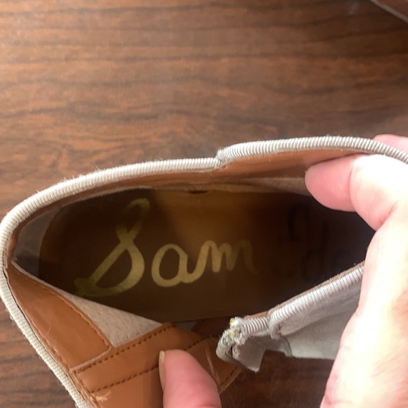 NWOT Sam Edelman Petty ankle boot leather suede putty sand - Picture 3 of 8